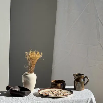 Platter and bowls - Large circular dish with compartments for shellfish crustaceans - OFFICE OBJETS