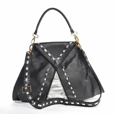 Sacs et cabas - DIANA 1st BAG Black & Silver - NATTANUN DESIGN