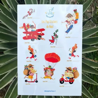 Papeterie - Pop stickers de Noël - POP ET SES FRÈRES