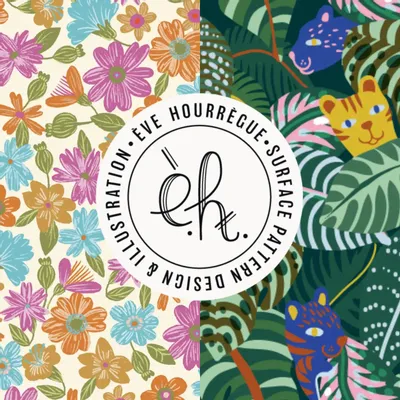Children's fashion - Surface Pattern designs - ÈVE HOURRÈGUE