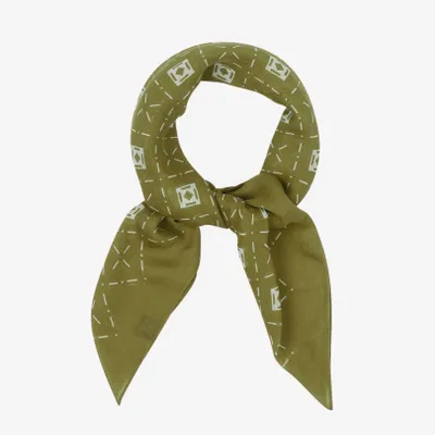 Foulards et écharpes - Diamonds in Verdant Bohemian Style Bandana - SOHO SCARVES