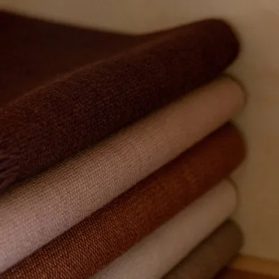 Tissus d'ameublement - NO-MAD Woven Solid Furnishing Fabrics in Cotton Jute - NO-MAD