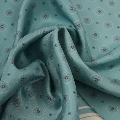 Foulards et écharpes - Silk Neckerchief Islington Mint - SOHO SCARVES