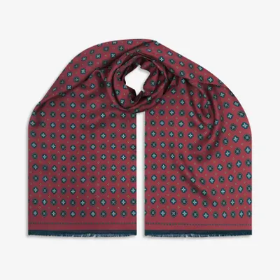 Foulards et écharpes - The London Scarf Chelsea Berry - SOHO SCARVES