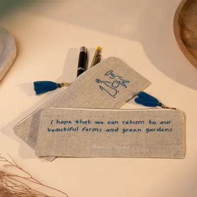 Stationery - Handmade Peace Pencil Case - UNHCR/MADE51