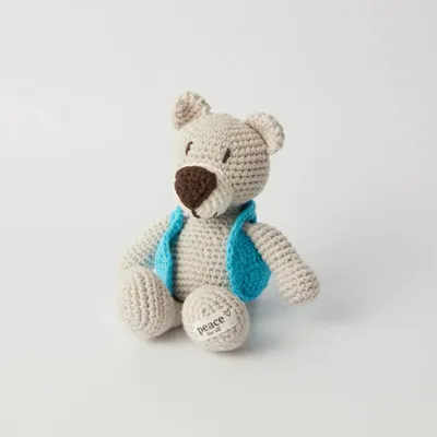 Soft toy - Handmade Peace Bear - UNHCR/MADE51