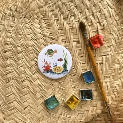 Children's decorative items - Magnet Le Lagon - POP ET SES FRÈRES