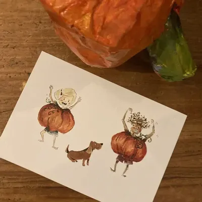 Carterie - Carte Postale Halloween - Chien - POP ET SES FRÈRES