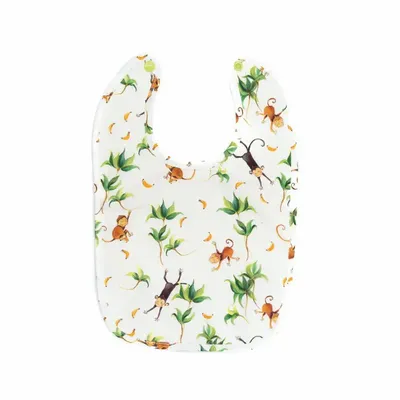 Accessoires enfants - Bavoir - Les Petits Singes et les Bananes - POP ET SES FRÈRES