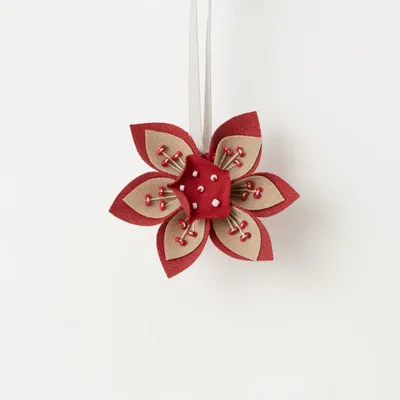 Christmas garlands and baubles - Flower of Life Handcrafted Ornament - UNHCR/MADE51