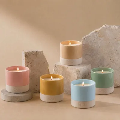 Candles - Ceramic scented candle - ROSIE COTE ATLANTIQUE FRANCE
