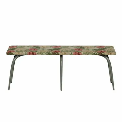 Bancs - Banc rétro Annie stratifié et acier - 130x37cm - LES GAMBETTES