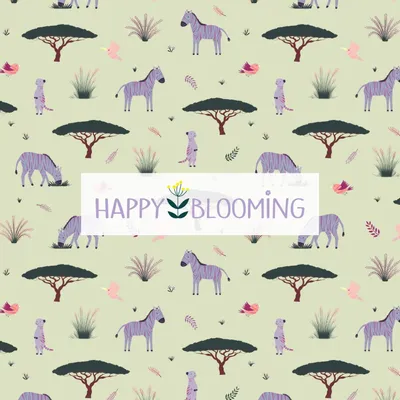 Linge de lit enfant - Exclusive patterns - all over or placed - HAPPY BLOOMING