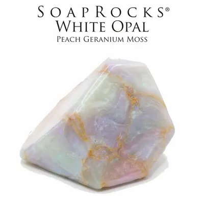 Soaps - Soaprocks White Opal Soap 170g - SOAPROCKS