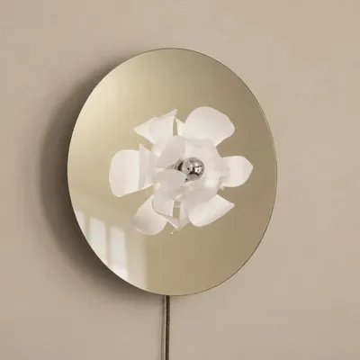 Hotel bedrooms - Lotus mirror and wall lamp - ANCA FETCU STUDIO