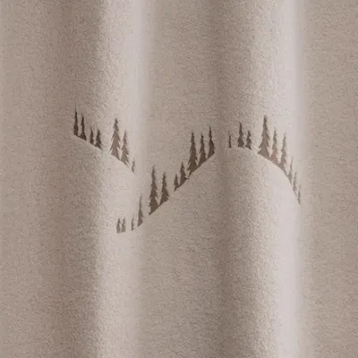 Curtains and window coverings - Blackout mountain curtain bouclette ecru fir - VAGABONDE INTERNATIONAL