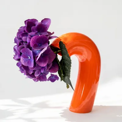 Vases - VITA Vase - Micha Orange - HOUBI