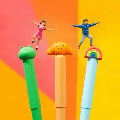 Papeterie bureau - Stylos gel effaçables - KIKKERLAND