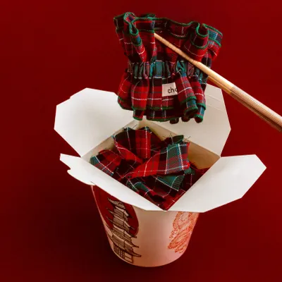 Soins cheveux - Maxi chouchou carreaux / tartan - CHOU²