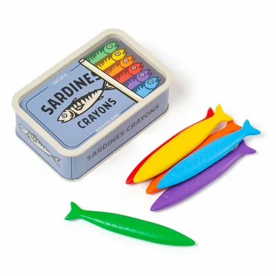 Papeterie bureau - Crayons sardines - KIKKERLAND