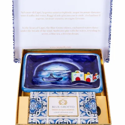 Savons - BLUE GROTTO - Coffret Cadeau Individuel - CASA AMALFI