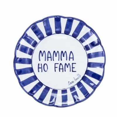 Fragrance for women & men - TAVOLA FELICE - MAMMA HO FAME DINNER PLATE - CASA AMALFI