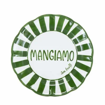 Fragrance for women & men - TAVOLA FELICE - MANGIAMO DINNER PLATE - CASA AMALFI