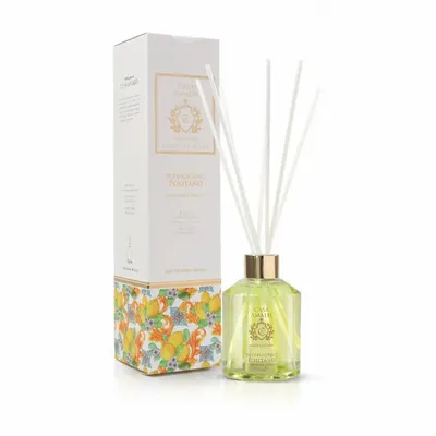 Fragrance for women & men - BUONGIORNO POSITANO HOME DIFFUSER - Lemon Basil & Mandarin 250ml - CASA AMALFI