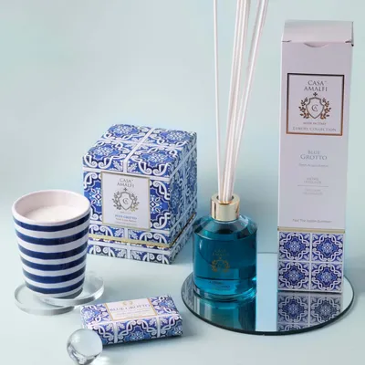 Parfums pour soi et eaux de toilette - BLUE GROTTO DIFFUSEUR D'INTÉRIEUR - Fraîcheur Acqua Marine 250ml - CASA AMALFI
