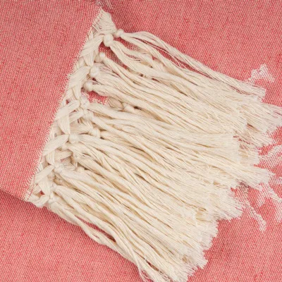 Fragrance for women & men - CORAL FRINGE GUEST TOWEL SET - CASA AMALFI