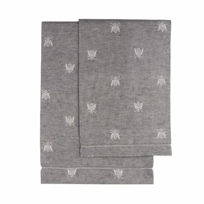 Fragrance for women & men - APE GREY BEE GUEST TOWEL SET - CASA AMALFI