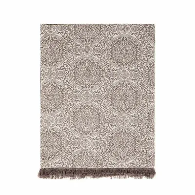 Fragrance for women & men - BROWN MOSAIC PLAID-THROW - CASA AMALFI