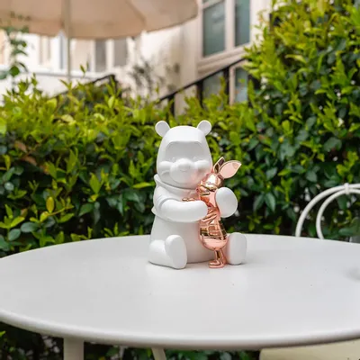 Sculptures, statuettes and miniatures - Winnie the Pooh & Piglet - LD Studio - Original - Small - LEBLON DELIENNE
