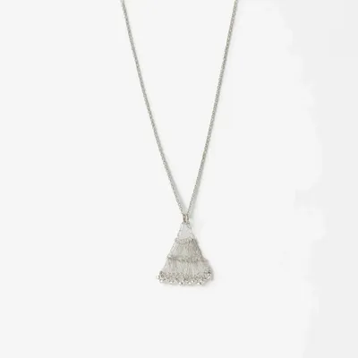 Jewelry - Silver Fan Necklace - UNHCR/MADE51
