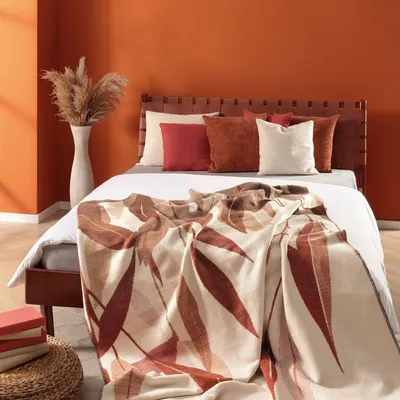 Plaids - Couverture Ember Leaves - BIEDERLACK
