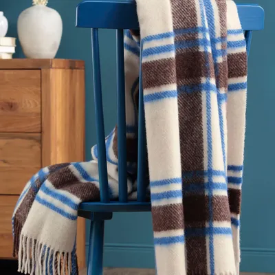Throw blankets - Throw Arctic Check - BIEDERLACK