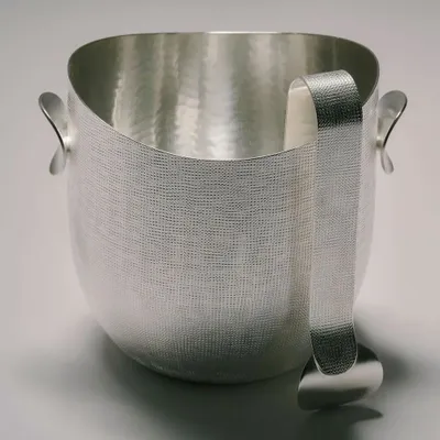 Crystal ware - Silver-plated ice bucket and flip flops | Velvet - ZANETTO