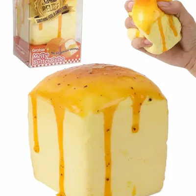 Autres fournitures bureau  - Squishy - Cube de beurre fondant - GRABIE