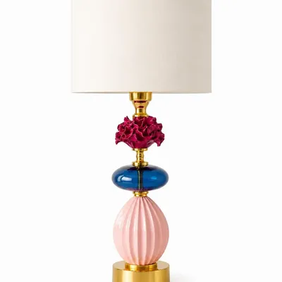 Lampes à poser - Lampe artisanale Alba Rose - DASTHAA