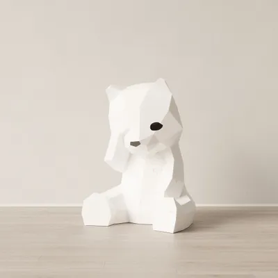 Children's lighting - Paper bear night light DIY kits - MOKI MOKI