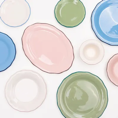 Platter and bowls - Asolo stoneware - ZAFFERANO