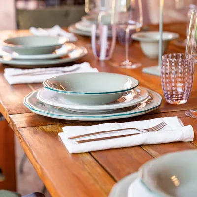 Platter and bowls - Asolo stoneware - ZAFFERANO