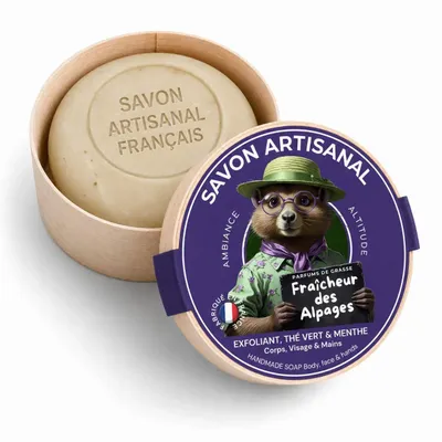 Soaps - Savon Artisanal au parfum des Alpes Française - FRAICHEUR DES ALPAGES - AMBIANCE ALTITUDE