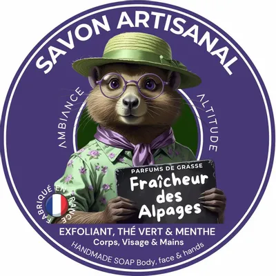 Soaps - Savon Artisanal au parfum des Alpes Française - FRAICHEUR DES ALPAGES - AMBIANCE ALTITUDE