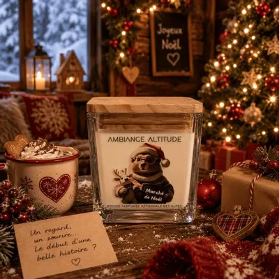 Other Christmas decorations - Natural Scented Candle CHRISTMAS MARKET - AMBIANCE ALTITUDE