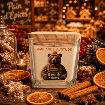 Other Christmas decorations - Natural Scented Candle gingerbread - AMBIANCE ALTITUDE