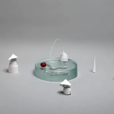 Art glass - Glass candle holder - MANON COUSIN