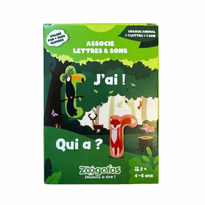 Jeux enfants - Jeu de cartes « J'ai ! Qui a ? » des Zoogotos - ZOOGOTOS
