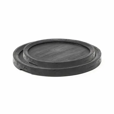 Trays - Round Tray Luna - GOMMAIRE