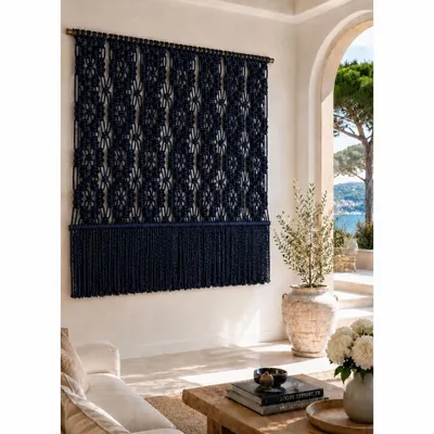 Tapisseries - Décoration Murale Textile - Bleu Marine - NŒULUXE
